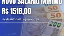 Novo salário mínimo para 2025